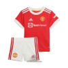 Officiële Voetbalshirt + Korte Broek Manchester United Thuis 2021-22 - Kids